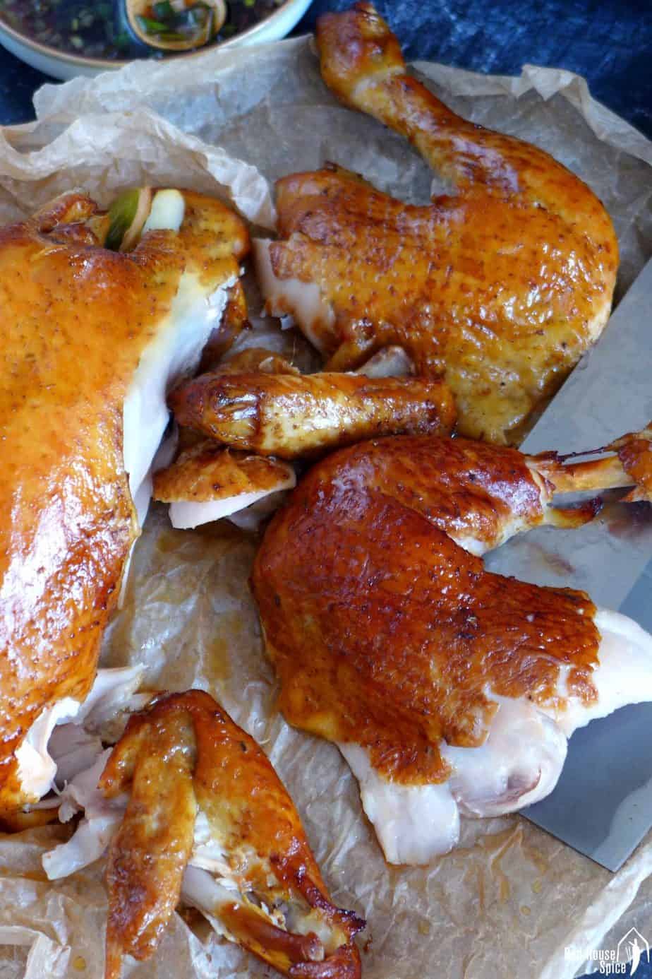 Smoked Chicken thighs and wings